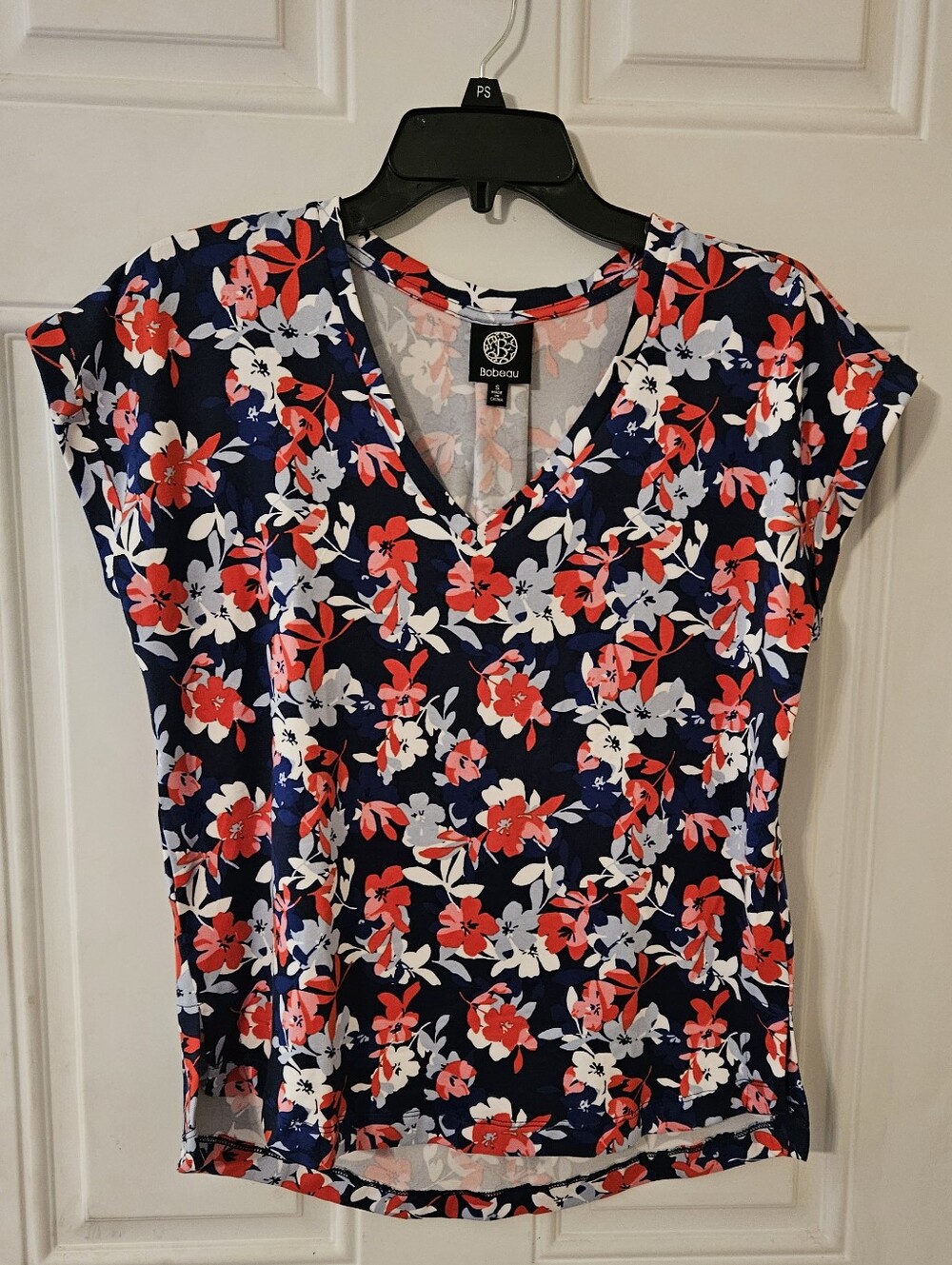 Bobeau Women's Floral Print Top